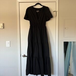 Anthropologie Somerset dress, original short sleeve black as large